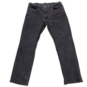 Levi's 559 Men's Relaxed Straight Fit Black Denim Jeans 38x32